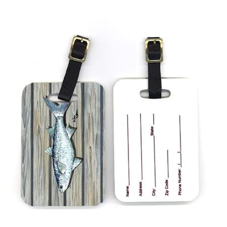 Carolines Treasures Carolines Treasures 8490BT 4 x 2.75 in. Pair of Fish Mullet Luggage Tag 8490BT